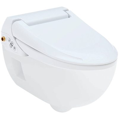 Geberit AquaClean 4000  Dusch WC Komplettset Wand-WC mit Dusch-Sitz 146.135