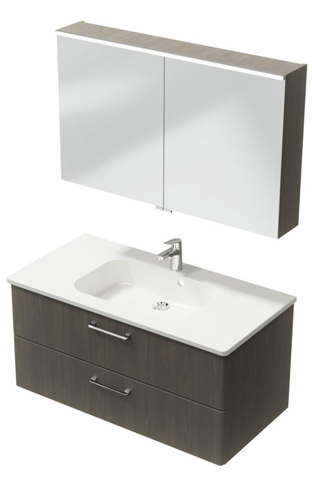 Trinnity One Möbelset 1020 mm Marone Dekor Trüffel Trinnity One Möbelset 1020 mm Marone Dekor Trüffel