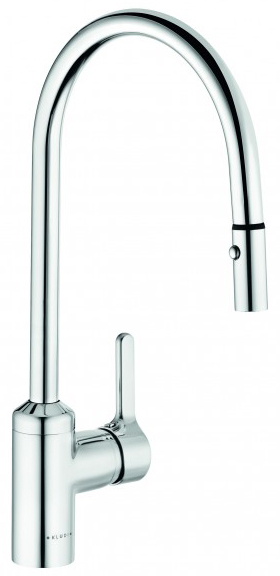 42852_0 Kludi Bingo Star Spültisch Einhandmischer mit Handbrause, verchromt 42852