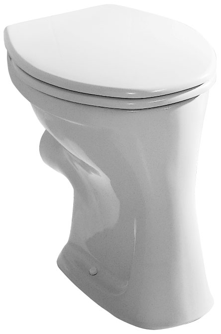 ALVA-WC-waagrecht Stand WC flach Abgang waagrecht Flachspüler