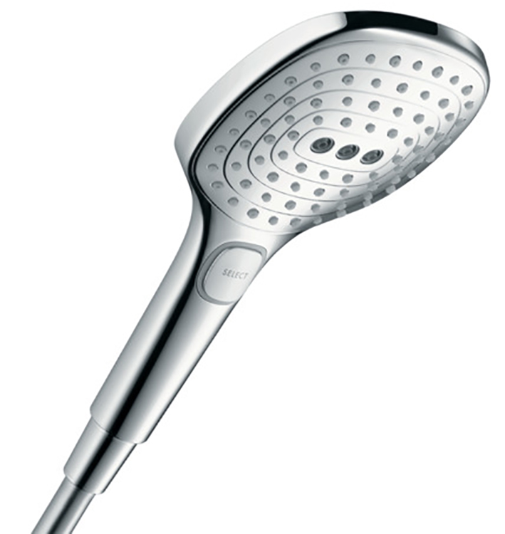 ON10971_1 Hansgrohe Handbrause Raindance Select E120 3-Strahlarten, chrom, 26520