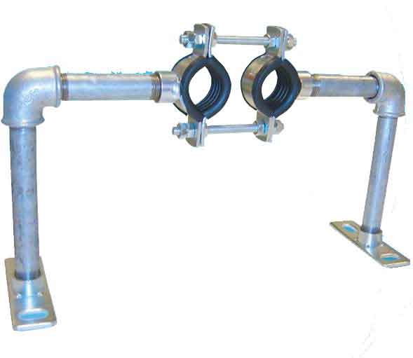Austroflex-Fixpunktschelle-20-25 Austroflex Fixpunktschelle für Doppelrohr 20 und 25 2 x 25 mm