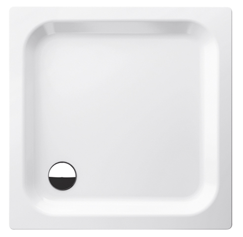 5920 Bette 5920 Brausetasse 900X900X65 mm Stahlemail Vierereck