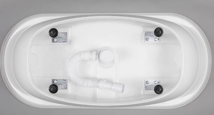 Freihstehendewanne170 Freistehende Badewanne,freistehend, Mineralgußwanne