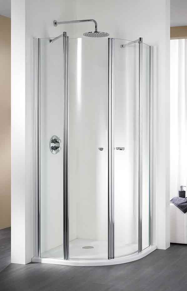 Exklusiv-Runddusche-4-teilig-jpg HSK Runddusche 4tlg. EXKLUSIV 900 X 2000 mm, silber, Glas ESG hell