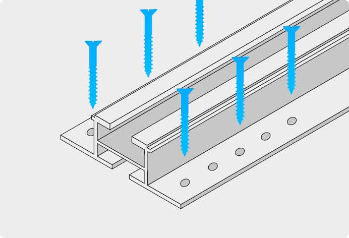 EET-Schienen_ EET Wandschienen zu Paneel