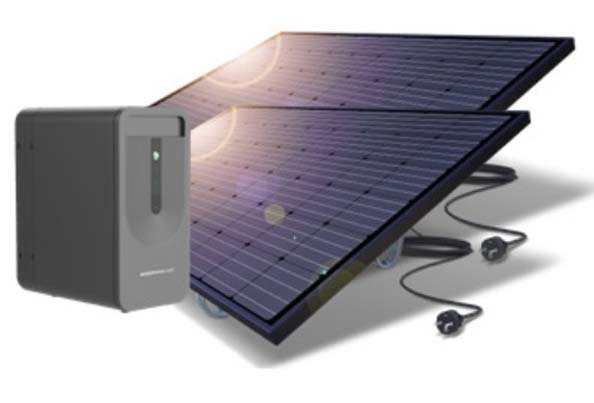 Sonnenkraft Balkonkraftwerk 800W mit Speicher 2,24 kWh