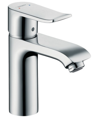 Hansgrohe Metris Waschtisch Einhandmischer 110 ohne Ablaufgarnitur verchromt, 31084