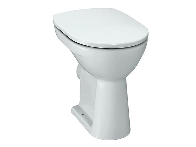 2595-6 Laufen 2595.6 Stand-Flachspül-WC PRO weiss Abgang waagrecht erhöht