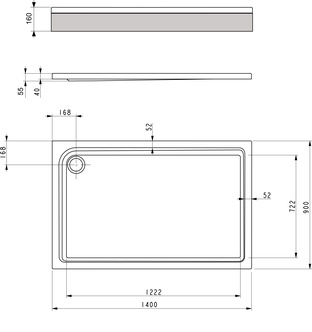 Brausetasse-One-1400X900X35Mass1veyT8sJx3pzI Brausetasse Acryl 1400X900 140X90