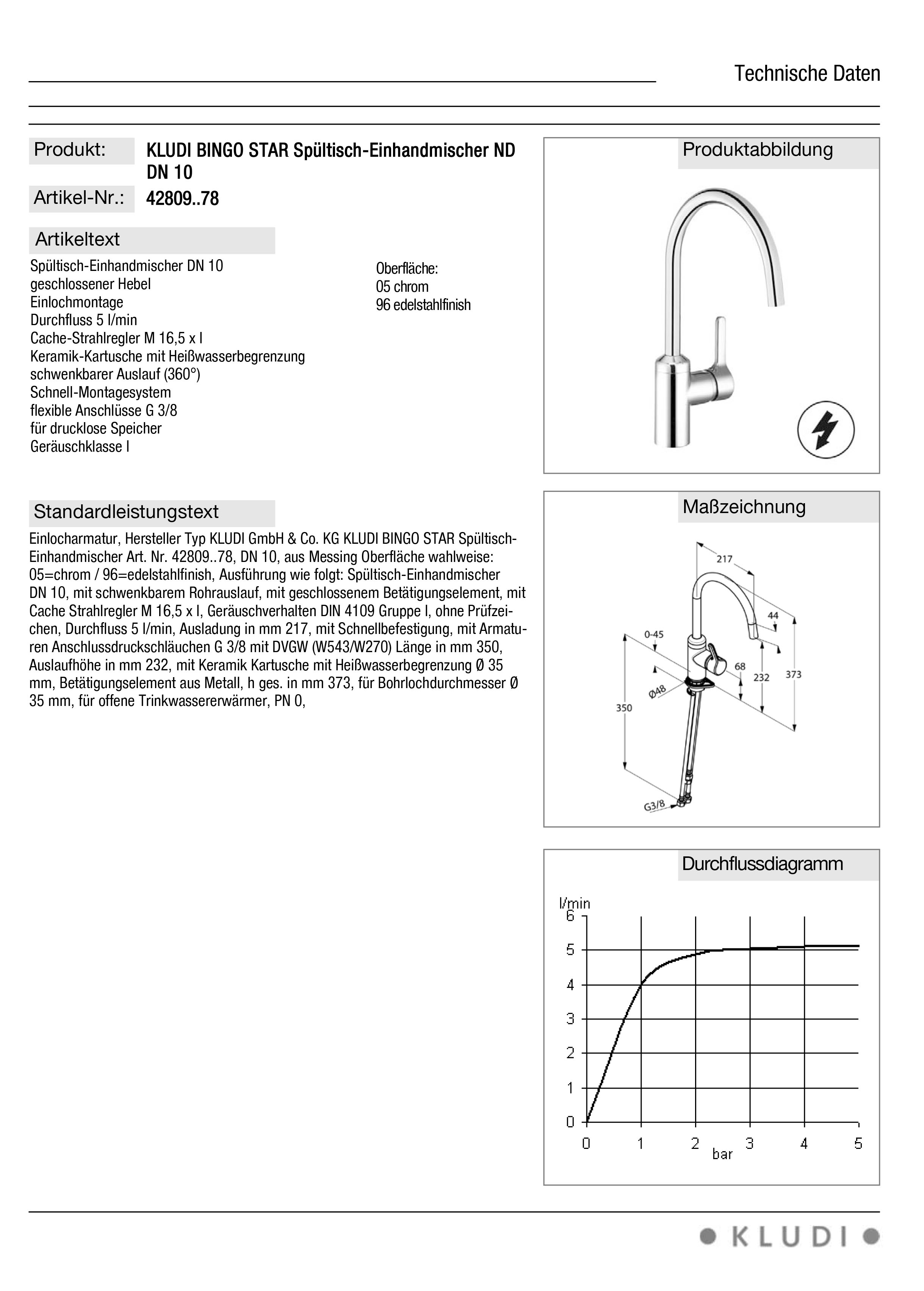42809_0578 drucklose Armatur,druckloser Mischer
