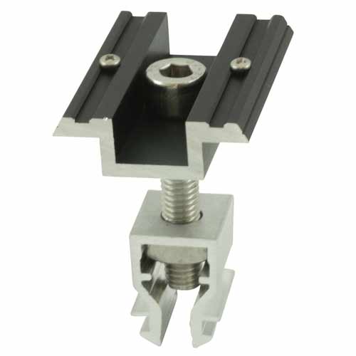 Alumero-Mittelklemme-schwar Alumero Mittelklemme Click Pin schwarz 30-45 mm