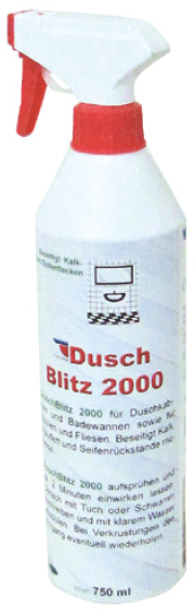 Duschblitz 750 ml Flasche Duschreiniger