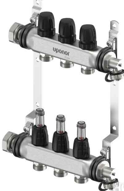 Uponor Smart S- FBHZG Verteiler 3 Heizkreise Uponor Smart S- FBHZG Verteiler 3 Heizkreise