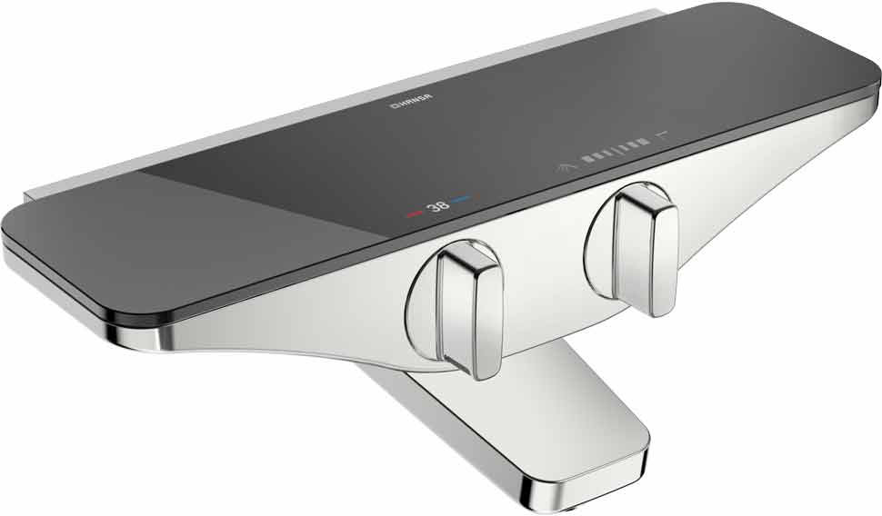 HA4539-1 Hansa Emotion Badewannen Thermostat grau/chrom