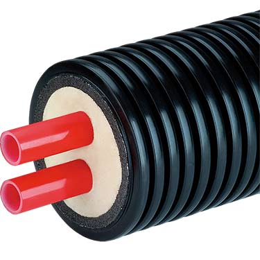 AustroflexFernw-rmerohr114APE_double2yAPpKHI6UlbjE Austropur erdverlegtes Fernwärmerohr, Fernleitung DN 25