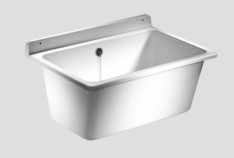 Abu-Waschtrog-weiss Abu Waschtrog Kunststoff mit Überlauf weiss