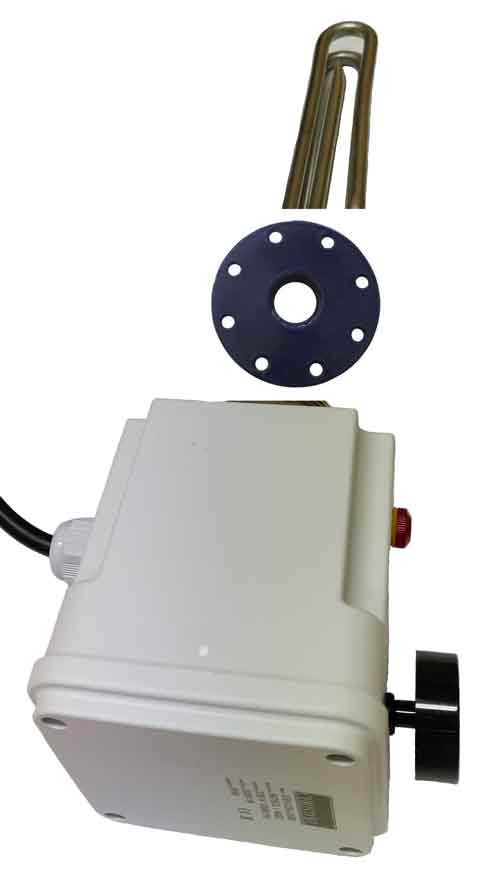 PV-Einbauheizung-mit-Flansc Elektro Einbauheizung 6/4" PV fähig