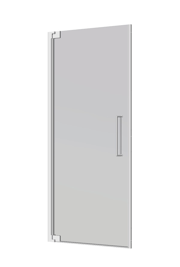 avito-vario-drehtuer-einteilig Palme Drehtüre Pendeltüre links  Echtglas chrom