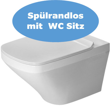 Durastyle-Wand-WC-Set-rimless Duravit Wand WC Set Durastyle spülrandlos