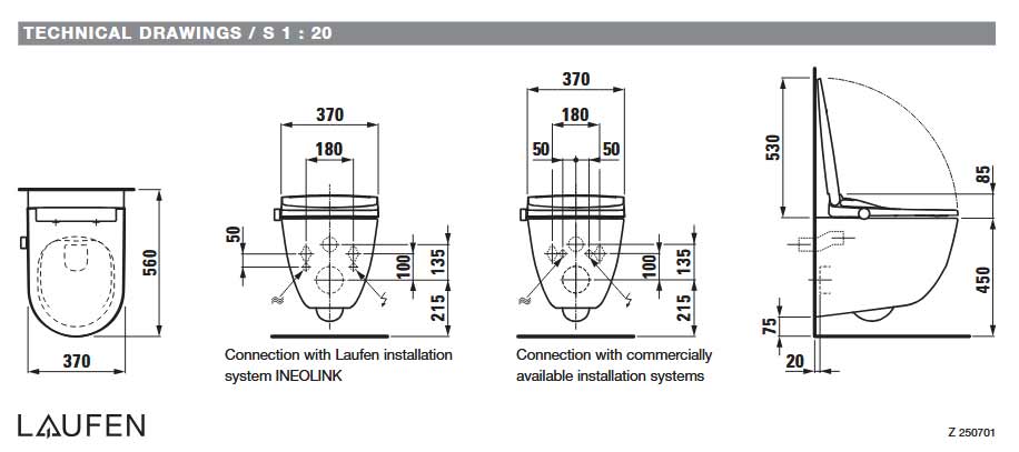 LAUFEN CLEANET PRO Dusch-WC erhöhte Ausführung mit Sitzheizung, App-Steuerung LAUFEN CLEANET PRO Dusch-WC erhöhte Ausführung mit Sitzheizung, App-Steuerung