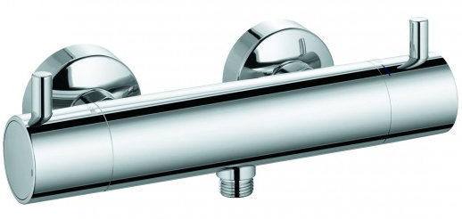 35203_0 Kludi Brause-Thermostat Aufputz Bozz, verchromt 35203