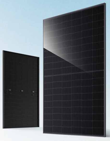 JA Solar 455 Wp DeepBlue 4.0 Pro Solarmodul JA Solar JAM54D41-455/LB DeepBlue 4.0 Pro, bifaziales Doppelglas-Solarmodul in Schwarz mit 455 Wp
