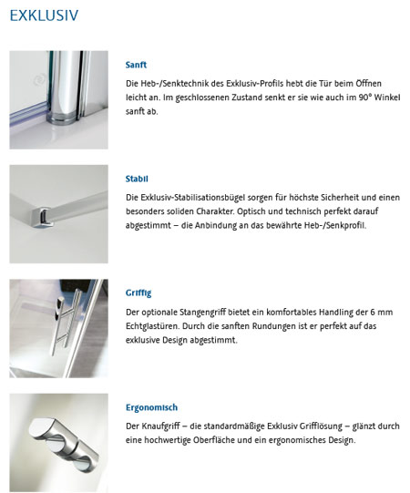 Exklusiv-Runddusche-2-teilig-2GsvYMrPRpdGnx HSK Exclusiv Nischentüre 900 mm silber