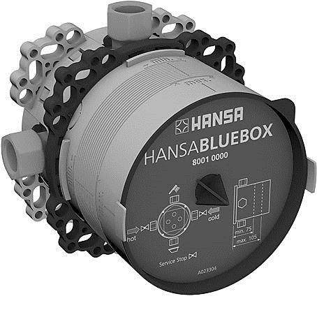 Hansa Bluebox Unterputzkörper 3/4" mit Vorabsperrung, 8001