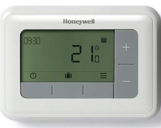 Honeywell Raumthermostat T4 mit Umschaltkontakt Honeywell Raumthermostat T4 mit Umschaltkontakt