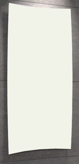 Star-weiss Eyebeam Star Glas Infarotheizkörper 1000 Watt weiss