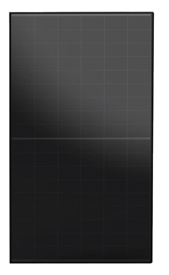 Sonnenkraft Doppelglasmodul 480 Wp Rahmen schwarz KPV 480 PV Modul Ansicht frontal