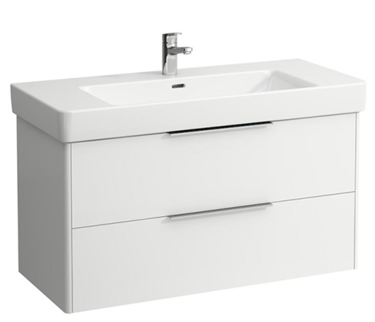 Laufen-Unterbau-Base-4025-2-fuer-1396 LAUFEN Base Waschtisch Set 1050 mm
