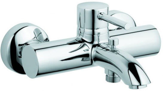 38691_0 Kludi Bozz Badewannen Einhandmischer verchromt, 38691