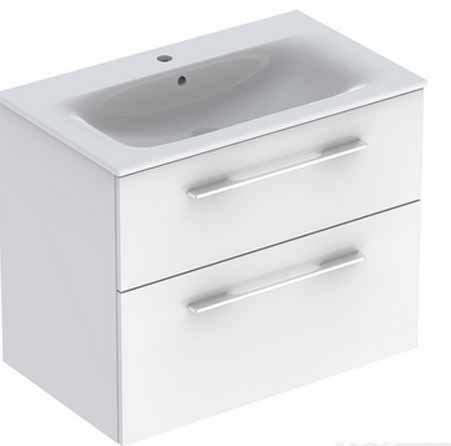 Geberit Komplett-Badset – Waschbecken und WC für modernes Badezimmer