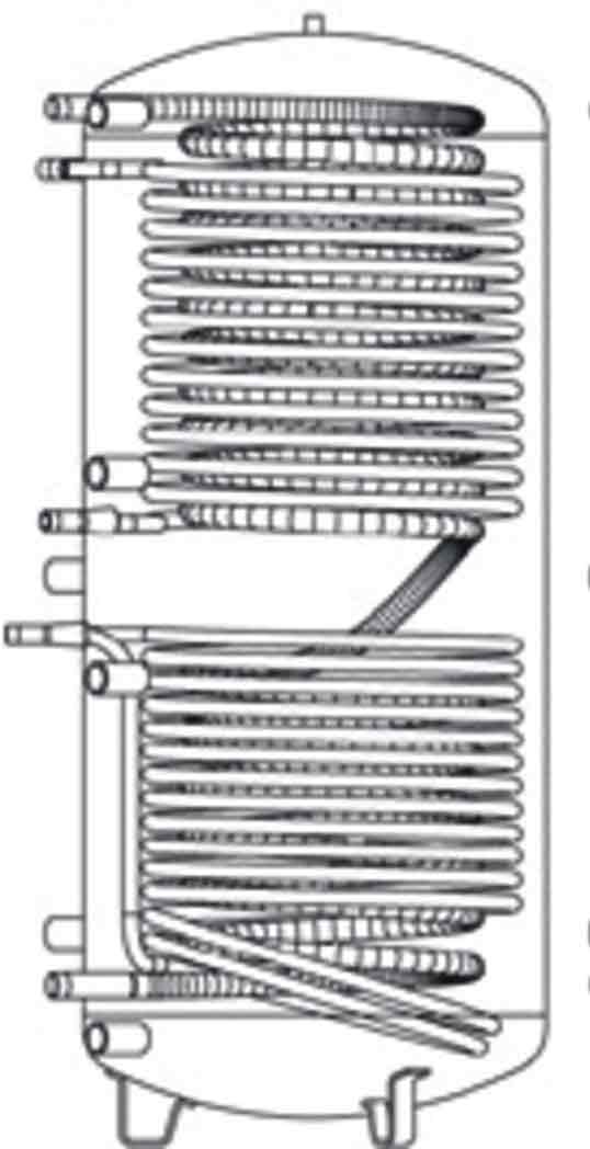 Cosmo-Hygiene-Pufferspeicher-1000-Liter Hygiene-Pufferspeicher CPSHM2WT1000 mit Wellrohr-Trinkwasser-Wärmetauscher