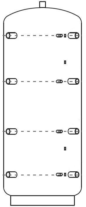 30300acm Protherm Pufferspeicher ACM 1000 mit Isolierung in grau