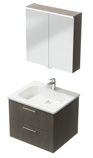Trinnity One Möbelset 620 mm Marone Dekor Trüffel Trinnity One Möbelset 620 mm Marone Dekor Trüffel