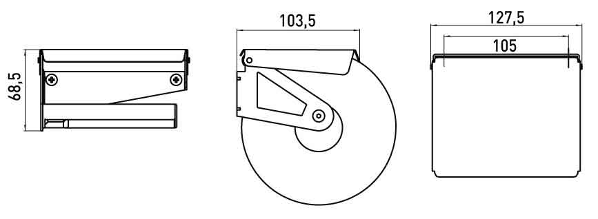 Varia-Rollenhalter-Mass