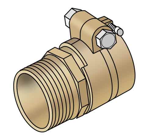 Kelit-Pex-15-Uebergang Kelit PEX15 Übergang 40X5/4" Aussengewinde