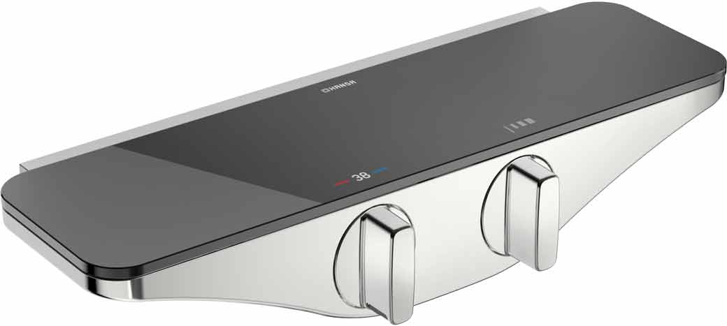 HANSA-3 Hansa Emotion Brausethermostat grau/chrom