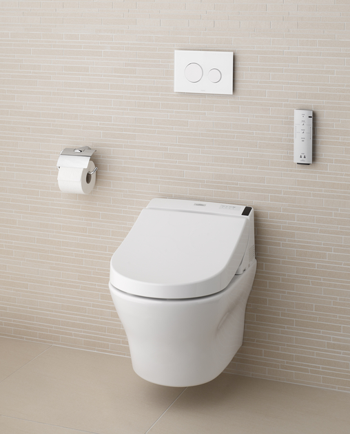 Toto Washlet GL2.0 Dusch-WC Set  mit Wand-WC Tiefspüler MH Tornado Flush System weiß