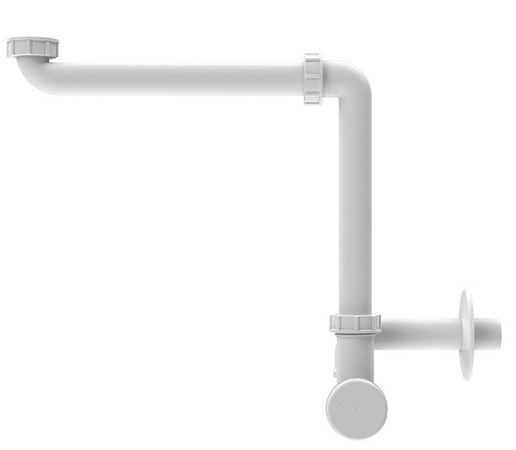 HL 137/30 Waschtisch-Möbel-Sifon 5/4" Waschtisch Raumsparsifon