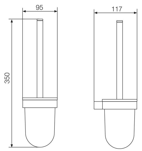 Amoa-B-rstengarnitur_mass Toilettenbürstengarnitur mit Kristallglas Halterung  Edelstahl Maßblatt
