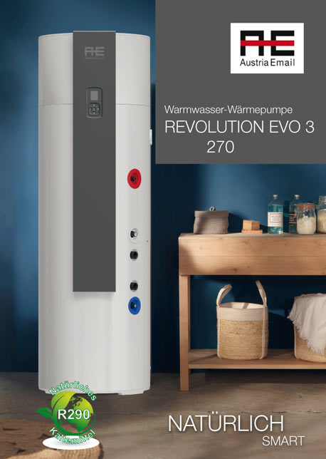 EVO 3-270 Warmwasserwärmepumpe – kompakte Lösung für Haushaltsbedarf