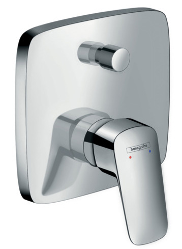 71405_01_ Hansgrohe Logis Sichtteil Unterputz Badewannen Einhandmischer verchromt, 71405
